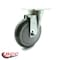 Service Caster SCC - 5" x 1.25" Gray Polyurethane Wheel Swivel Casters, 4PK SCC-20S514-PPUB-TPU1-4 - alternate 3
